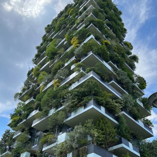 The Vertical Forest is a model for a sustainable residential building.