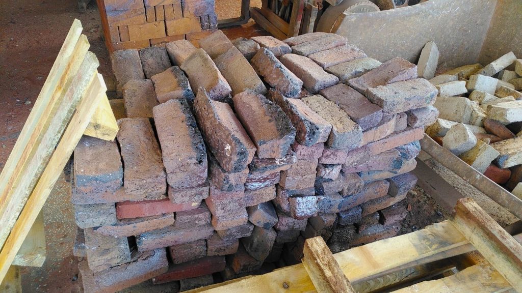 Brick factory Vogelensangh, misfired bricks