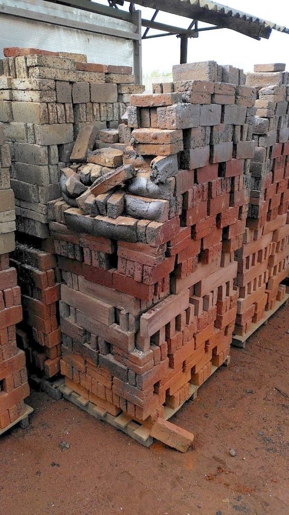 brick07 Brick factory Vogelensangh, misfired bricks